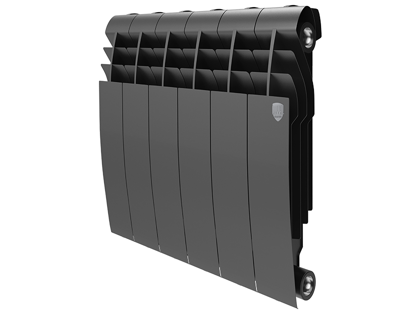 Биметаллический радиатор отопления Royal Thermo BiLiner 350 4 секции Noire Sable