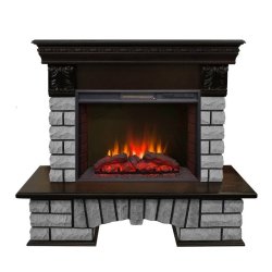 Каминокомплект RealFlame Country LUX Rock 25/25,5 с очагом Sparta 25,5 LED