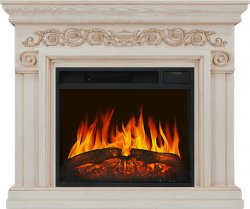 Каминокомплект Royal Flame Athena слоновая кость с патиной с очагом Vision 23 LED FX