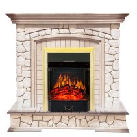 Каминокомплект Royal Flame Preston с очагом Majestic FX Brass