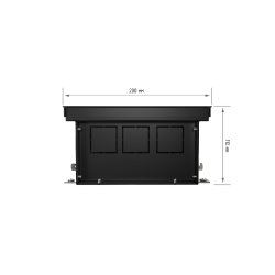 Внутрипольный конвектор Royal Thermo Atrium 110/200/2500-DG-U-LB