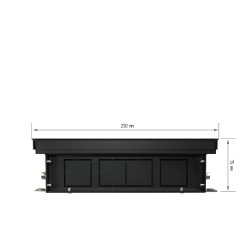 Внутрипольный конвектор Royal Thermo Atrium 75/250/2100-DG-U-AU