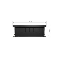 Внутрипольный конвектор Royal Thermo Atrium 110/300/2900-DG-U-AU