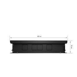 Внутрипольный конвектор Royal Thermo Atrium 90/400/1100-DG-U-AU