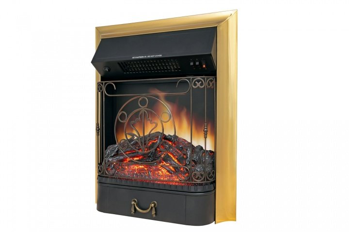 Каминокомплект Royal Flame California STD SFT с очагом Majestic FX Brass белый (разборный)