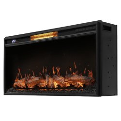 Каминокомплект Royal Thermo Aurora RTFP/P-AR40LS + портал Firelight Siena 42/40/36 слоновая кость с патиной