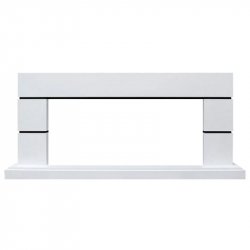 Портал Interflame Норд белый под очаг FreeSpace 50 LED FX QZ