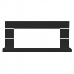 Портал Interflame Норд черный под очаг FreeSpace 50 LED FX QZ
