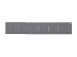 Биметаллический радиатор отопления Royal Thermo PianoForte 200 20 секций Silver Satin