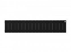 Биметаллический радиатор отопления Royal Thermo PianoForte 200 18 секций Noir Sable