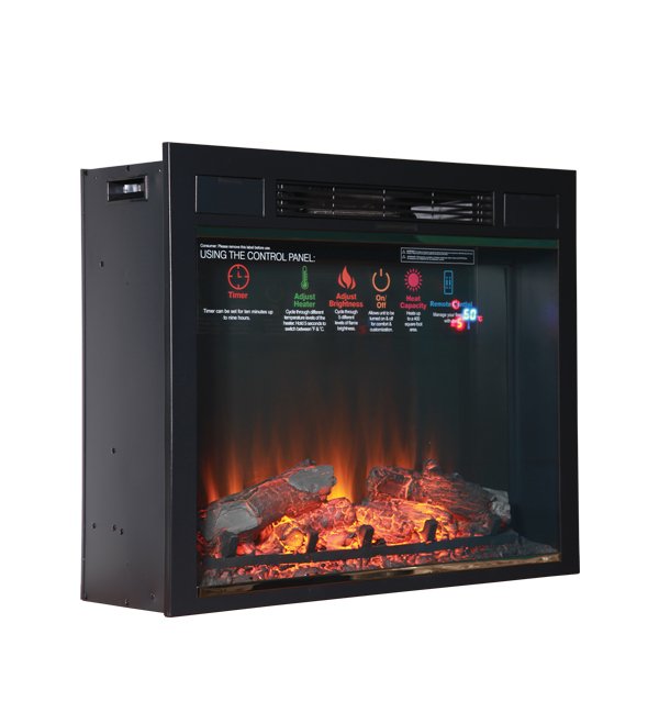 Каминокомплект Interflame Экстер венге с очагом Sirius 30 LED FX Black