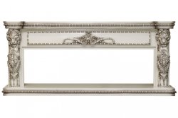 Портал Royal Flame Windsor под очаг Vision 60 слоновая кость с патиной