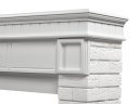 Портал Firelight Bricks 25 камень белый/белая эмаль